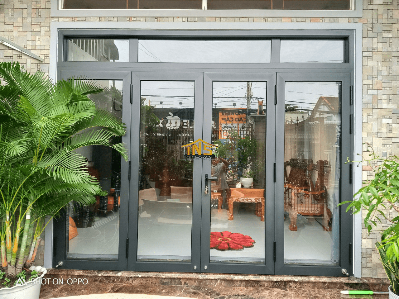 Mẫu cửa nhôm xingfa 14